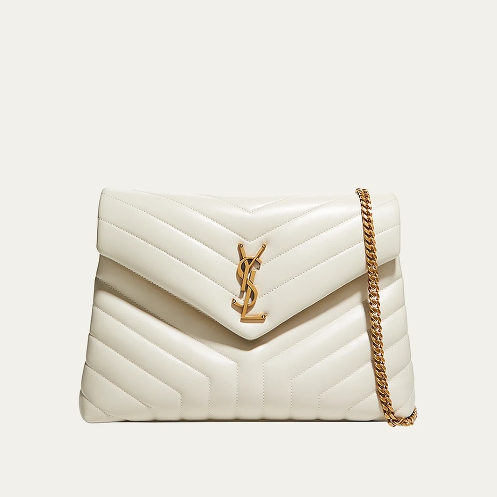 Loulou Medium YSL Shoulder Bag in Quilted Leather